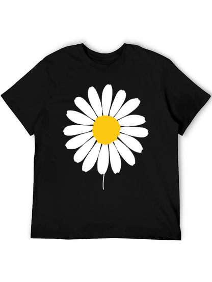 Daisy Graphic Black T-Shirt