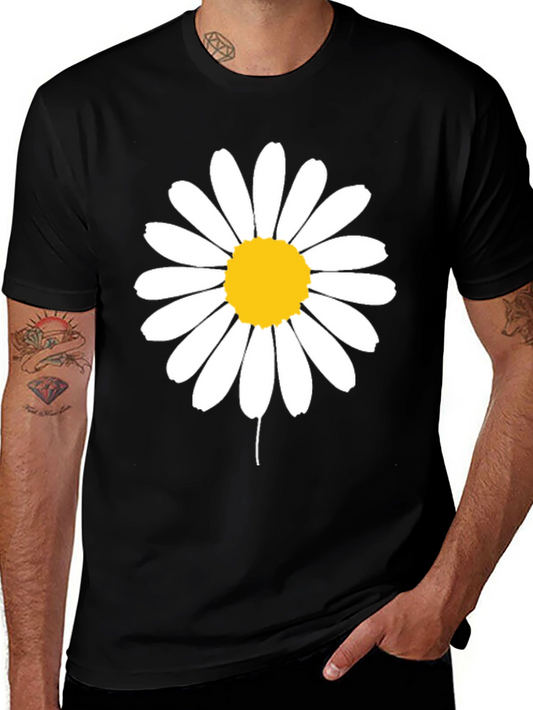 Daisy Graphic Black T-Shirt