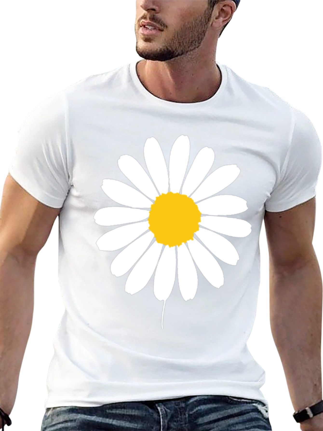 Daisy Graphic Black T-Shirt