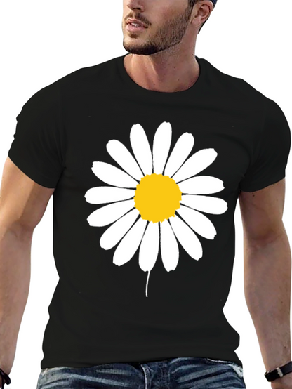 Daisy Graphic Black T-Shirt