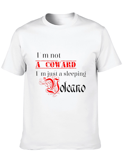 Sleeping Volcano Graphic Tee - Bold Statement T-Shirt