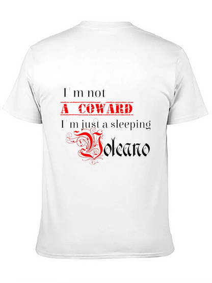 Sleeping Volcano Graphic Tee - Bold Statement T-Shirt