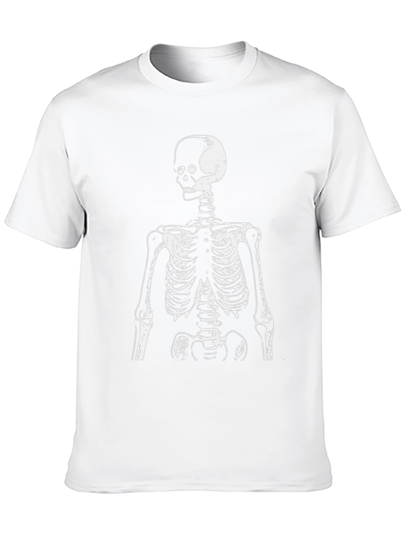 Skeleton Graphic Tee - Black Crewneck