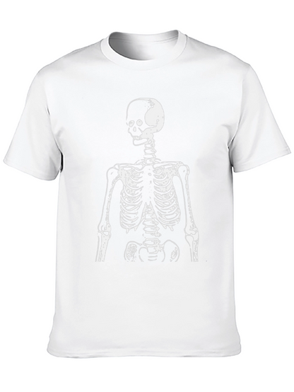 Skeleton Graphic Tee - Black Crewneck