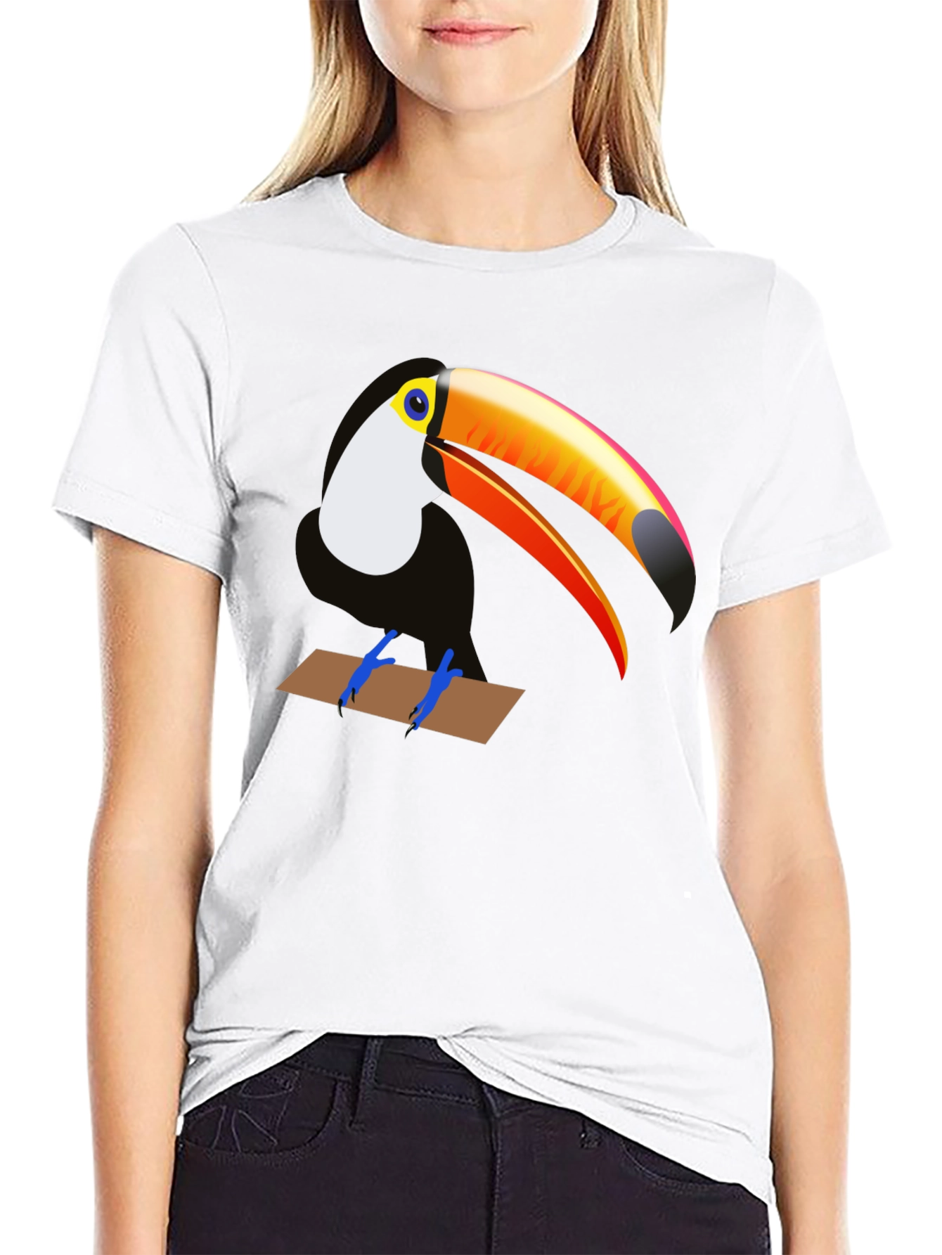 Toucan Graphic Tee - Tropical Bird T-Shirt