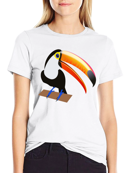 Toucan Graphic Tee - Tropical Bird T-Shirt