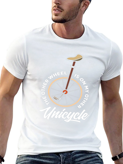 Unicycle Humor Graphic Tee