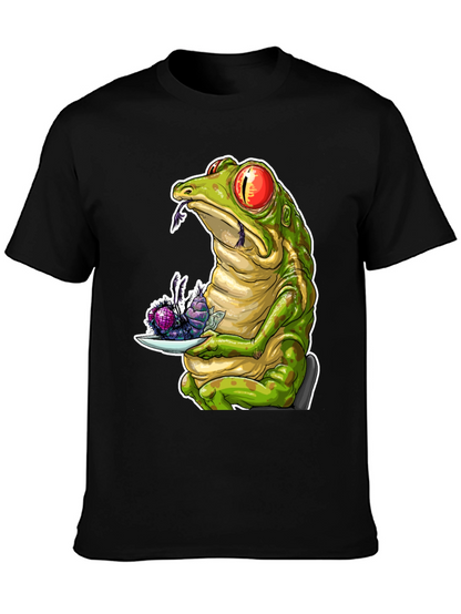 Frog Eating Flies Graphic T-Shirt