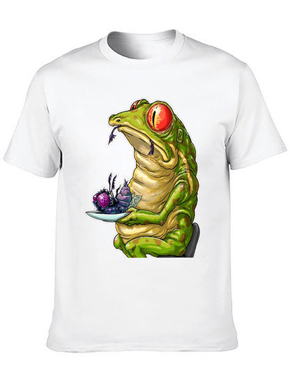 Frog Eating Flies Graphic T-Shirt