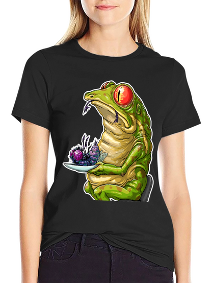 Frog Eating Flies Graphic T-Shirt