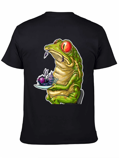Frog Eating Flies Graphic T-Shirt