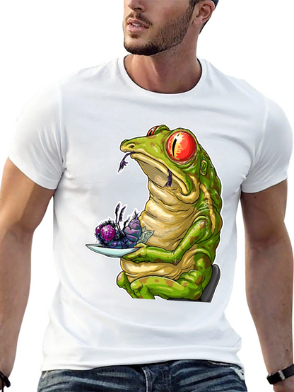 Frog Eating Flies Graphic T-Shirt