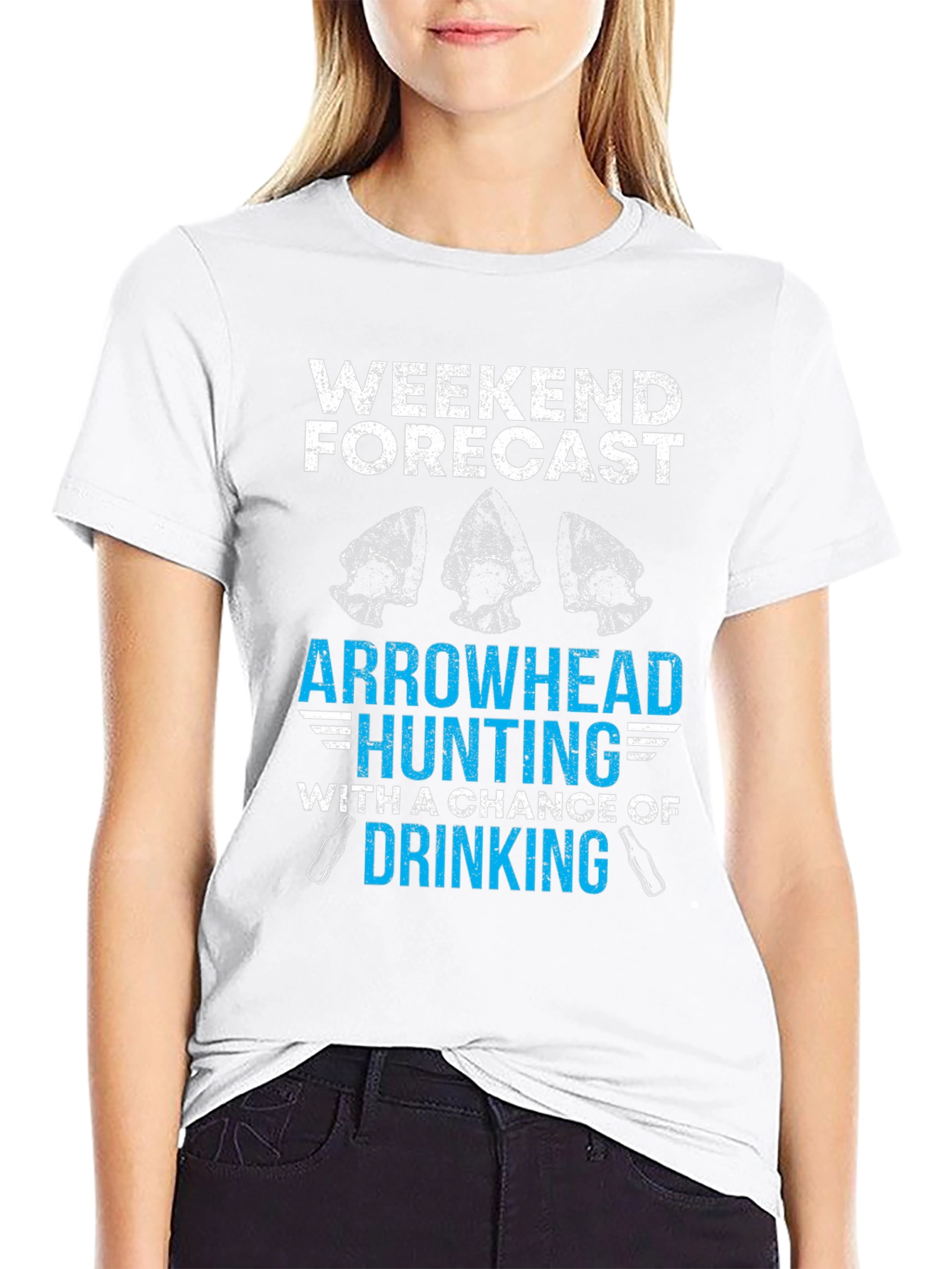 Weekend Forecast Arrowhead Hunting T-Shirt