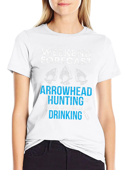 Weekend Forecast Arrowhead Hunting T-Shirt