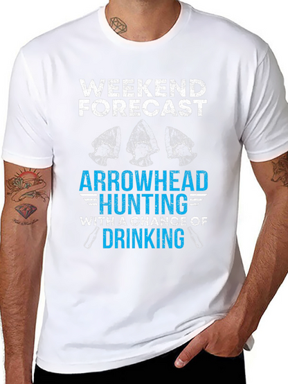 Weekend Forecast Arrowhead Hunting T-Shirt