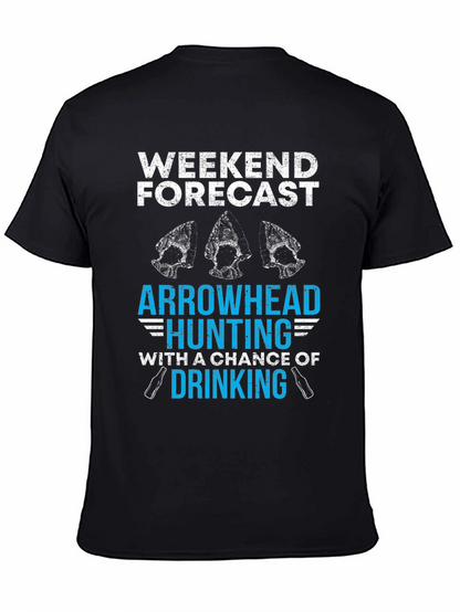 Weekend Forecast Arrowhead Hunting T-Shirt