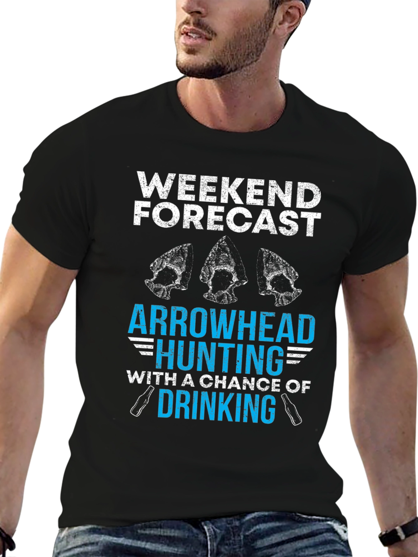Weekend Forecast Arrowhead Hunting T-Shirt
