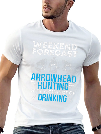 Weekend Forecast Arrowhead Hunting T-Shirt