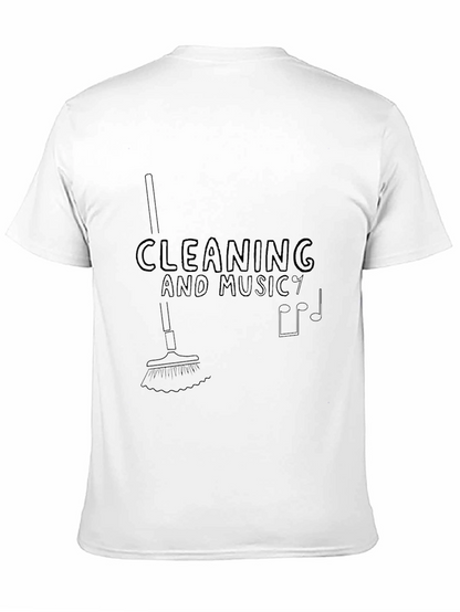 Cleaning and Music T-Shirt