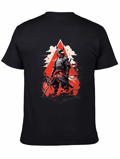 Samurai Graphic Tee - Bold Japanese Warrior Design