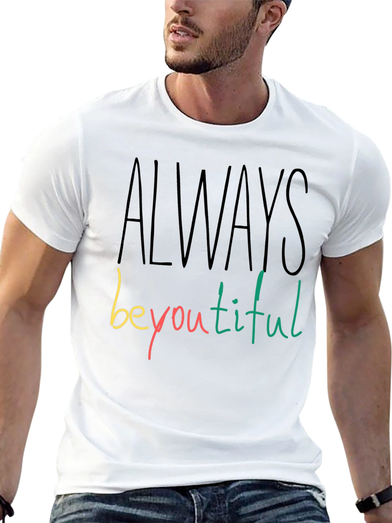 Always Beyoutiful Graphic Tee - Black Unisex T-Shirt