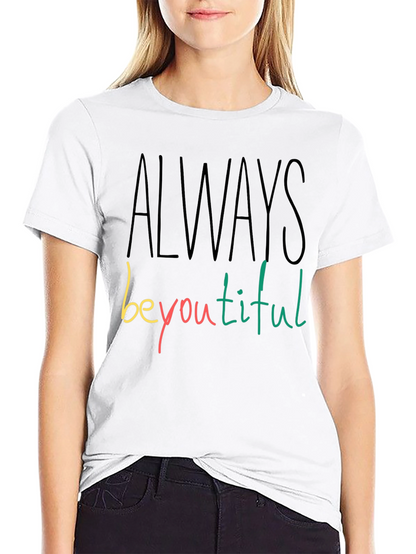 Always Beyoutiful Graphic Tee - Black Unisex T-Shirt