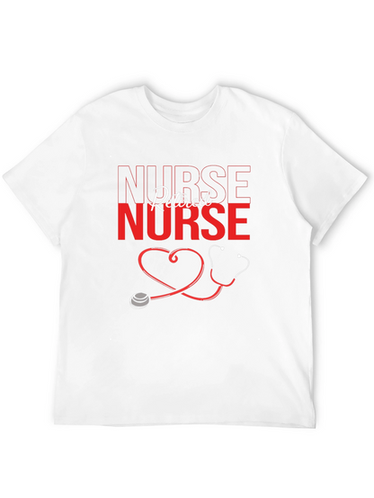 Retired Nurse Graphic T-Shirt - Black