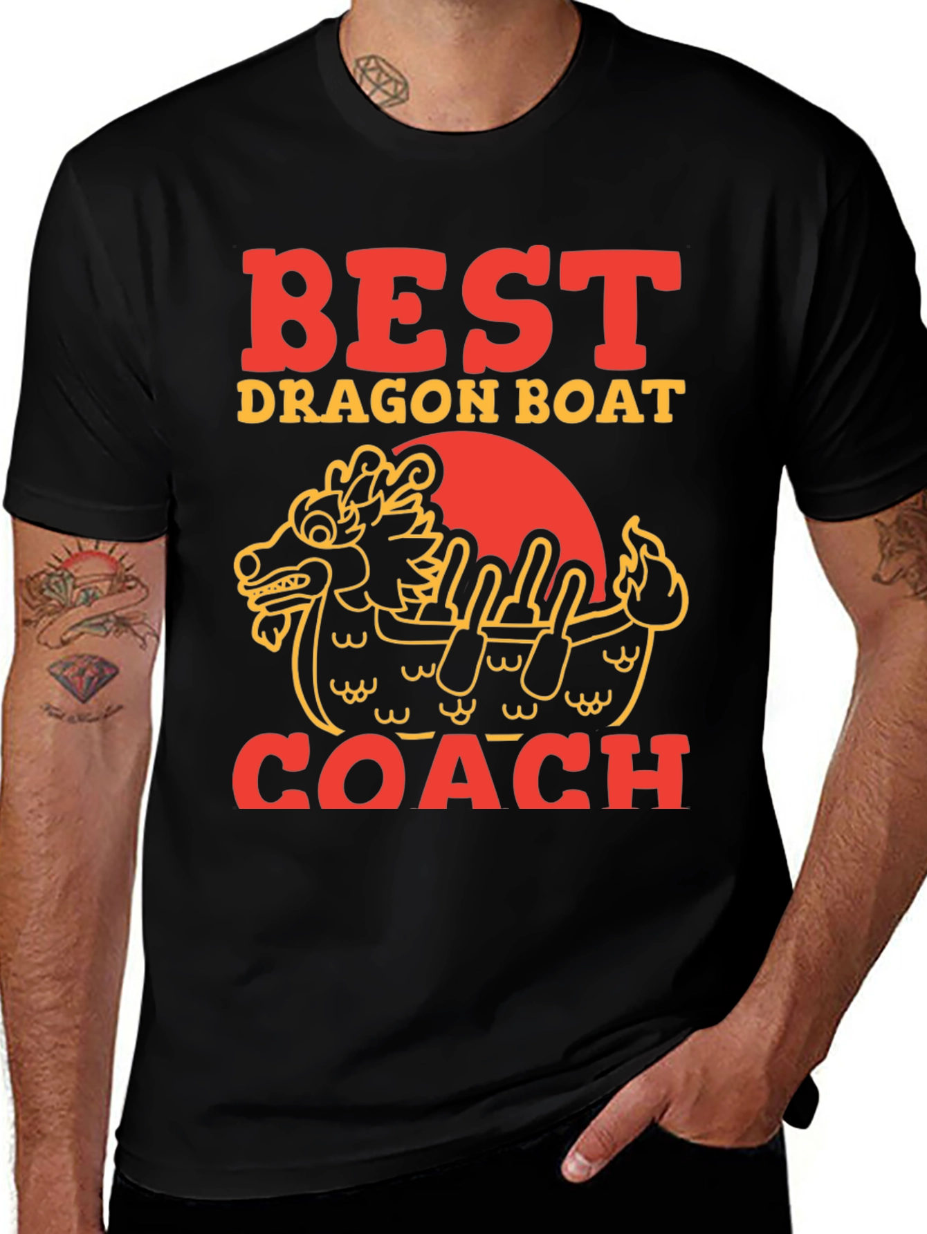 Best Dragon Boat Coach T-Shirt - Paddling Team Tee