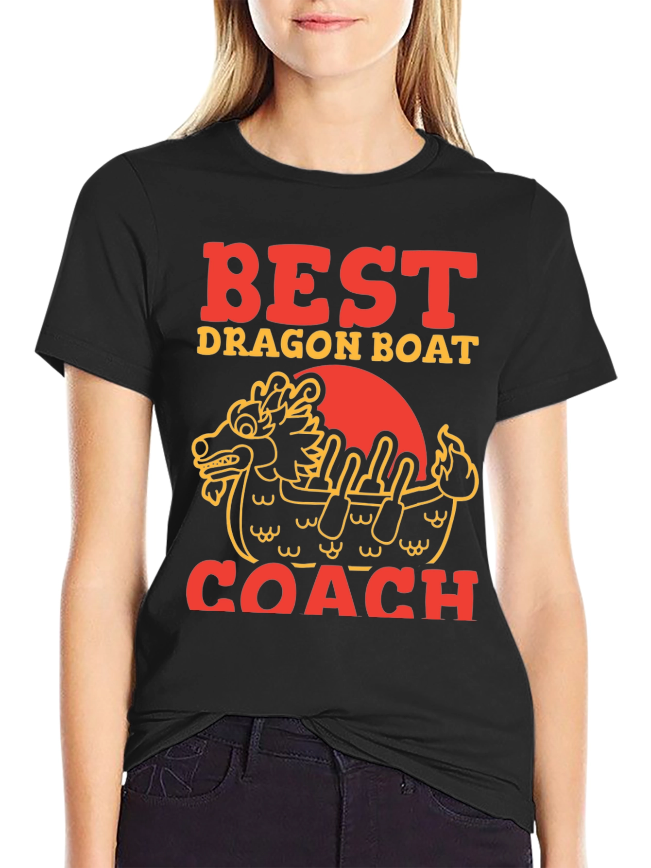 Best Dragon Boat Coach T-Shirt - Paddling Team Tee