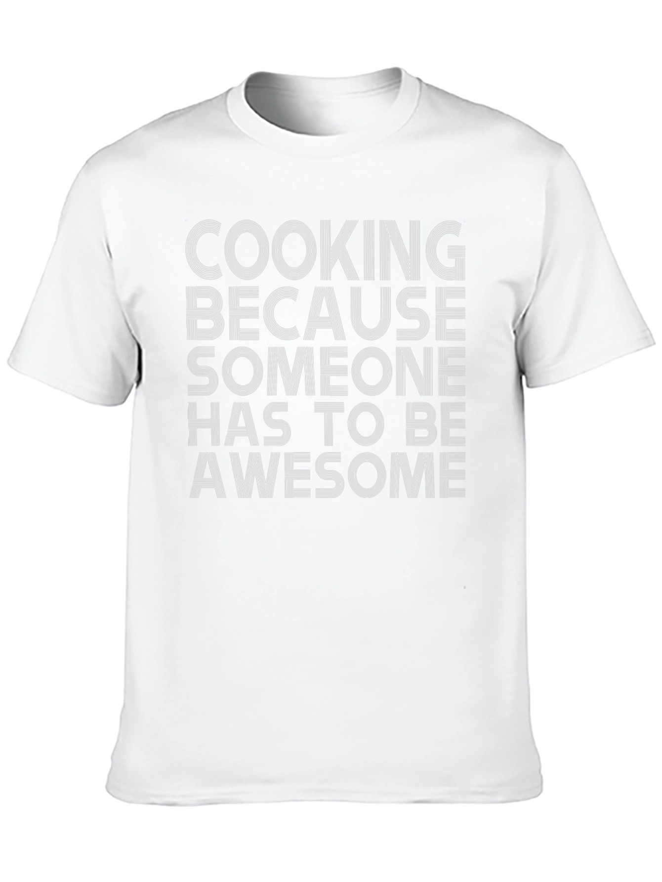 Cooking Awesome Graphic Tee - Soft Black Shirt