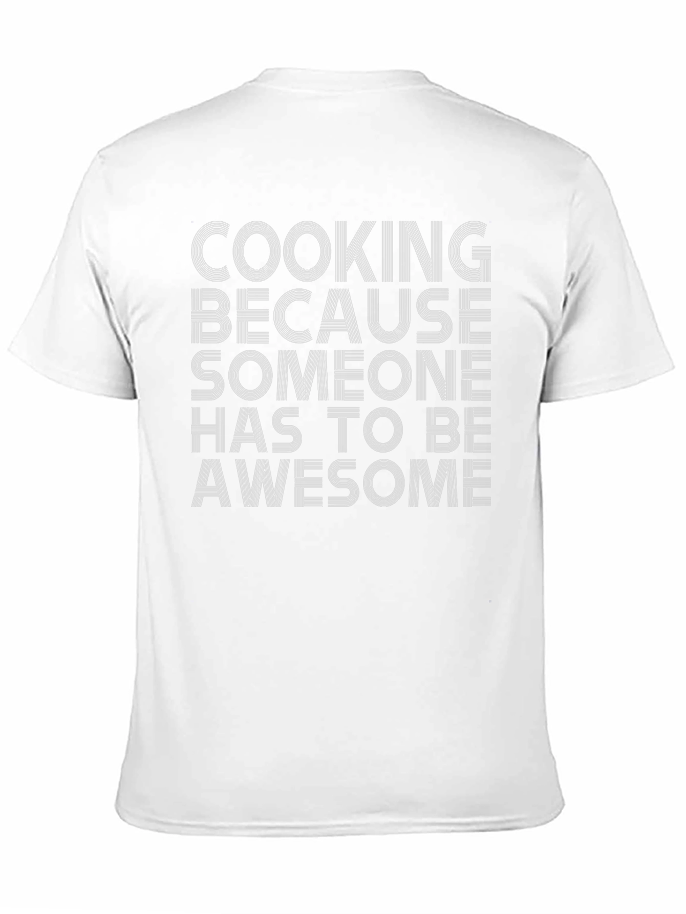 Cooking Awesome Graphic Tee - Soft Black Shirt