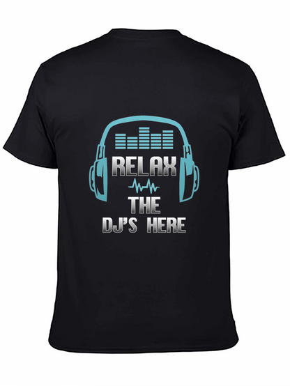 Relax The DJs Here Black T-Shirt