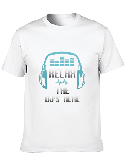 Relax The DJs Here Black T-Shirt