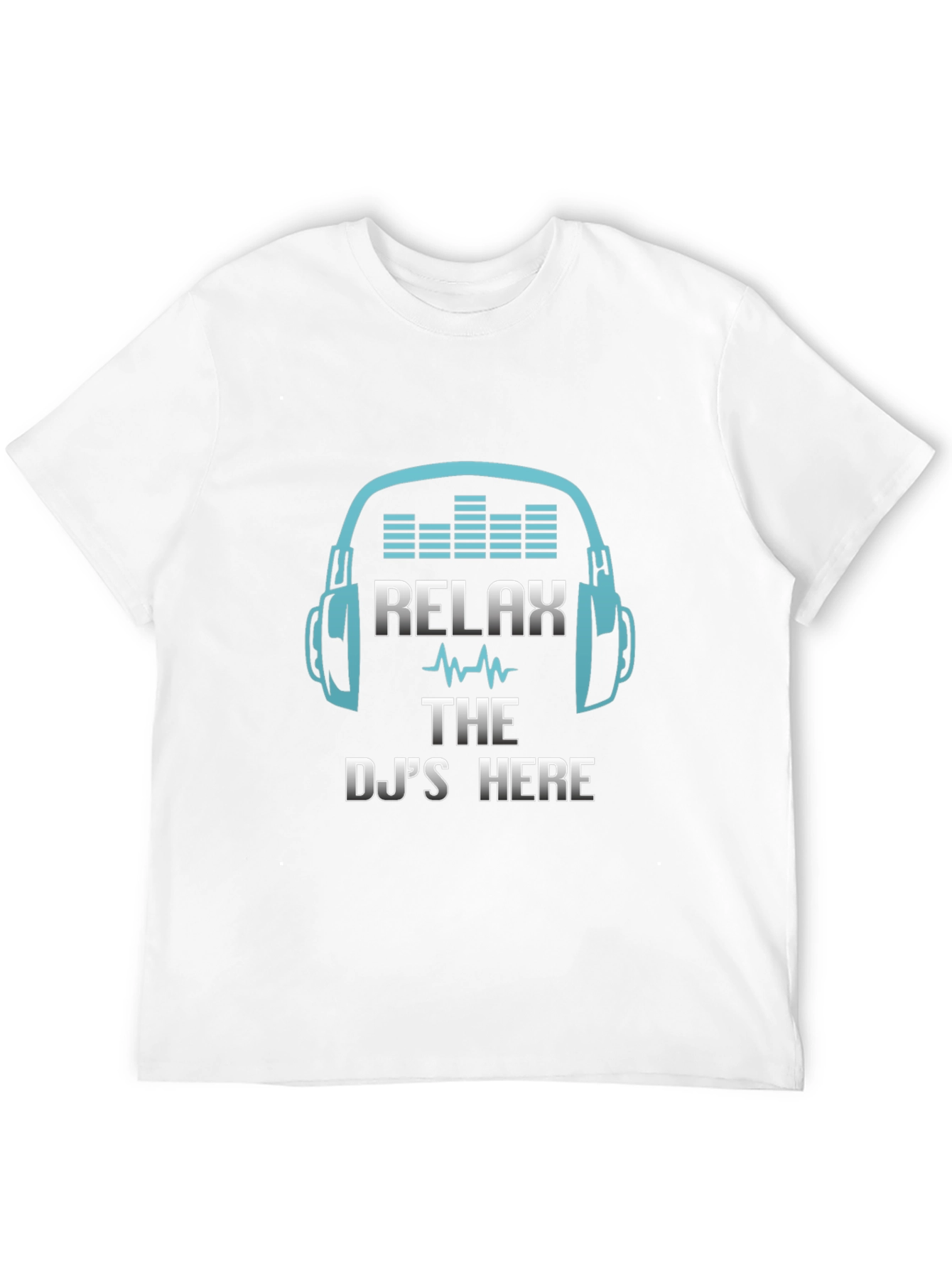 Relax The DJs Here Black T-Shirt
