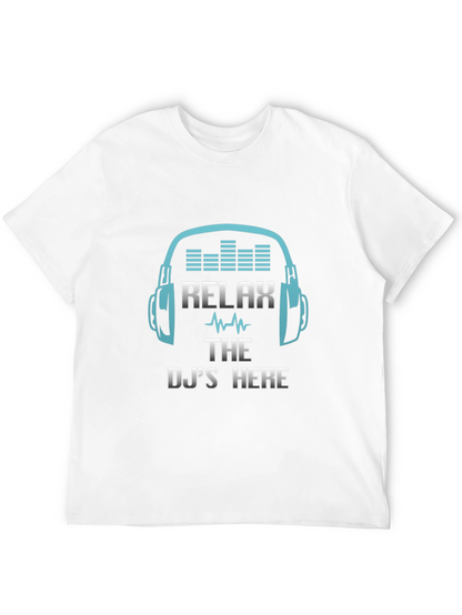 Relax The DJs Here Black T-Shirt