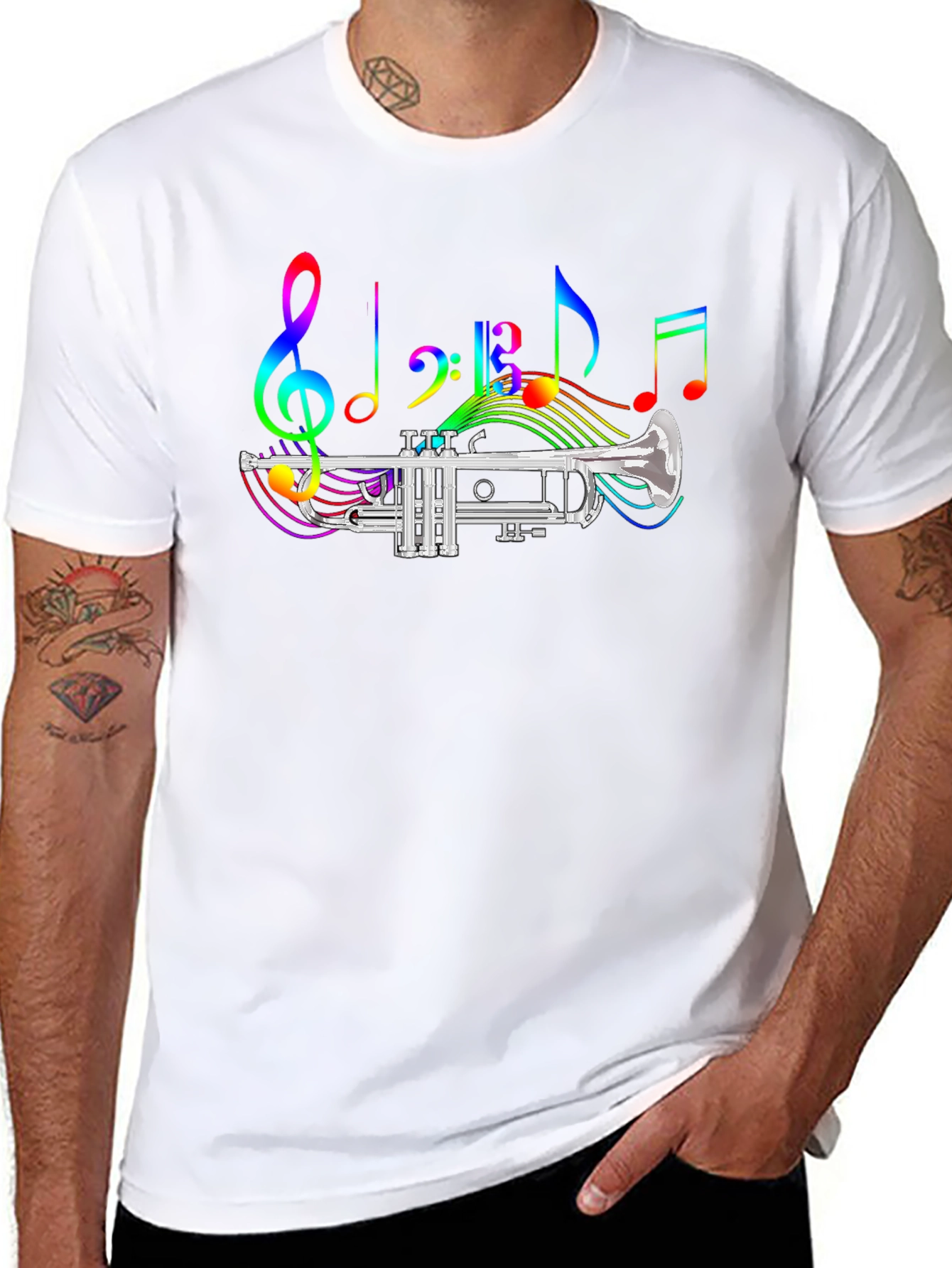 Musical Trumpet Graphic Tee
