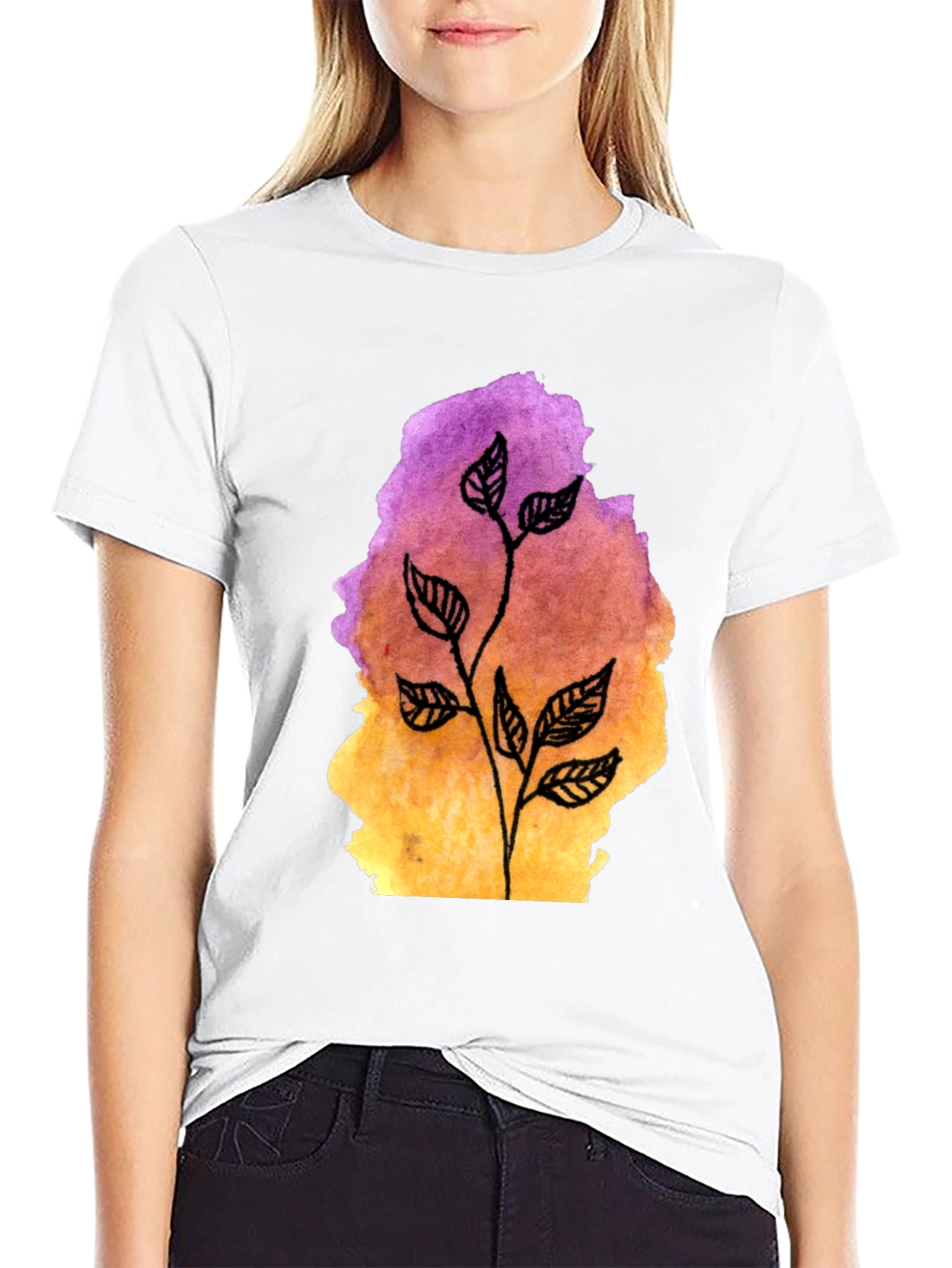 Botanical Watercolor T-Shirt