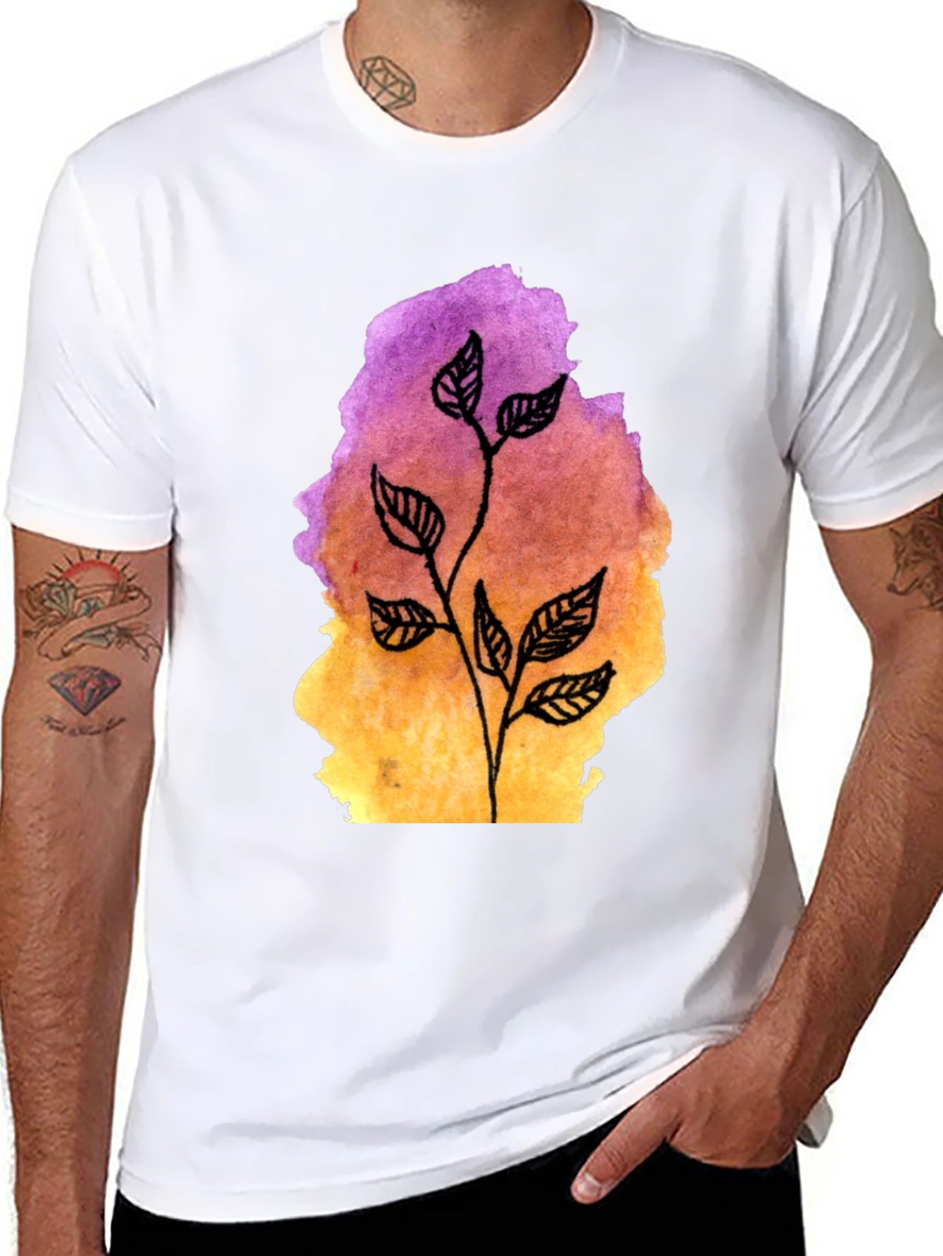 Botanical Watercolor T-Shirt
