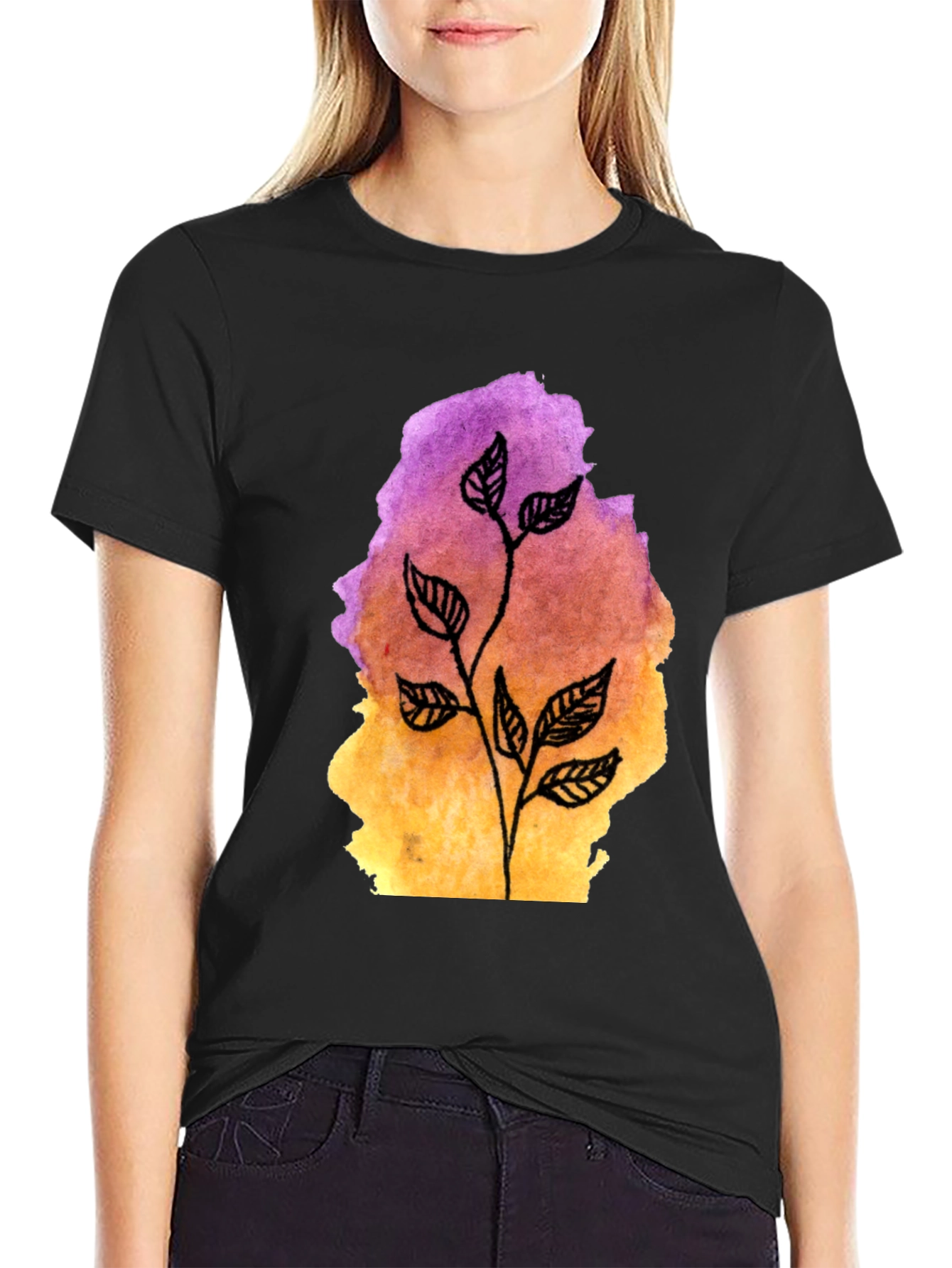 Botanical Watercolor T-Shirt