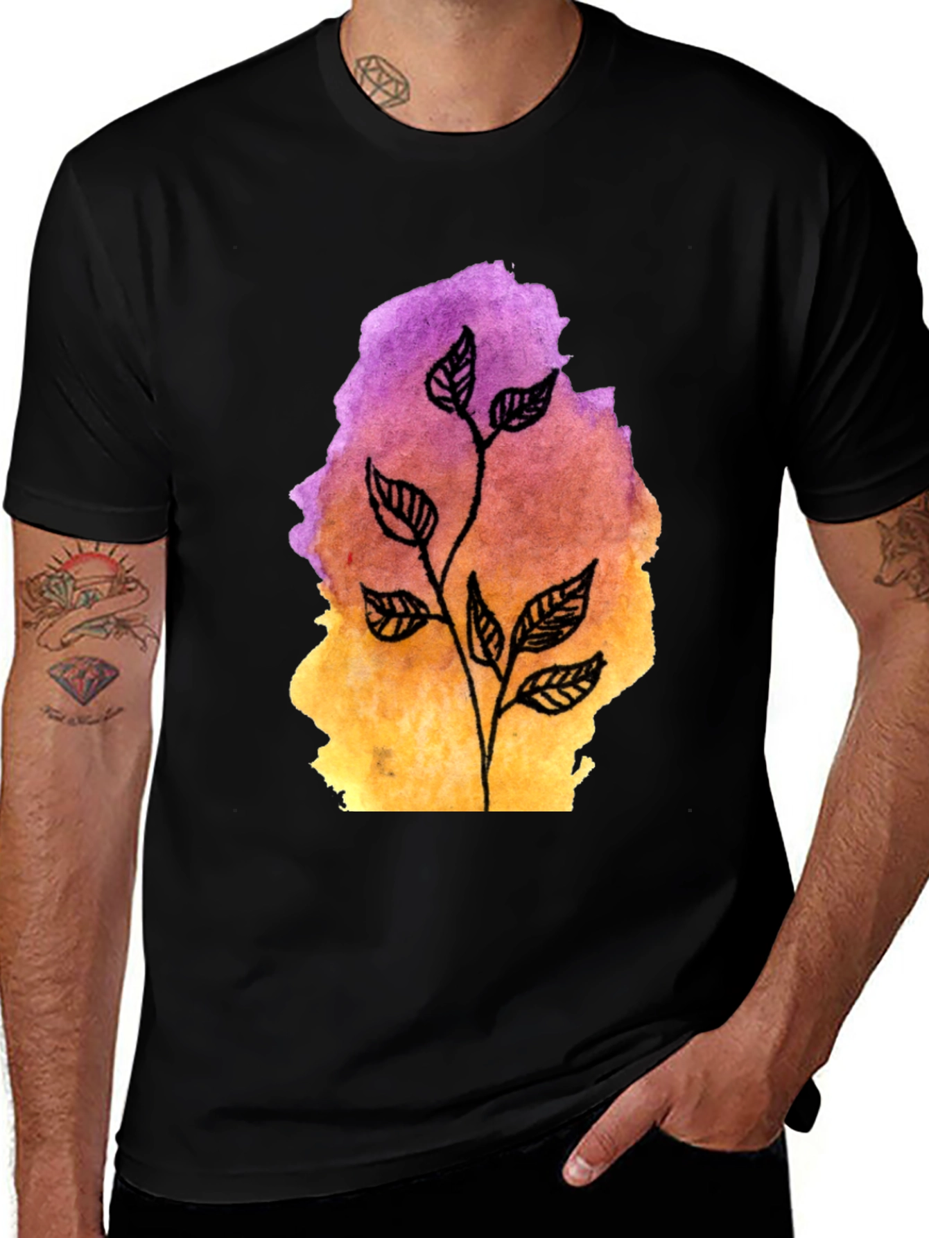 Botanical Watercolor T-Shirt
