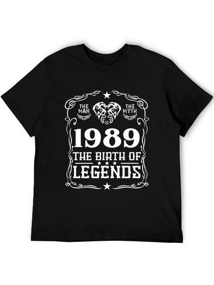 Birth Year 1989 T-Shirt - The Birth of Legends