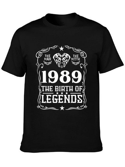 Birth Year 1989 T-Shirt - The Birth of Legends
