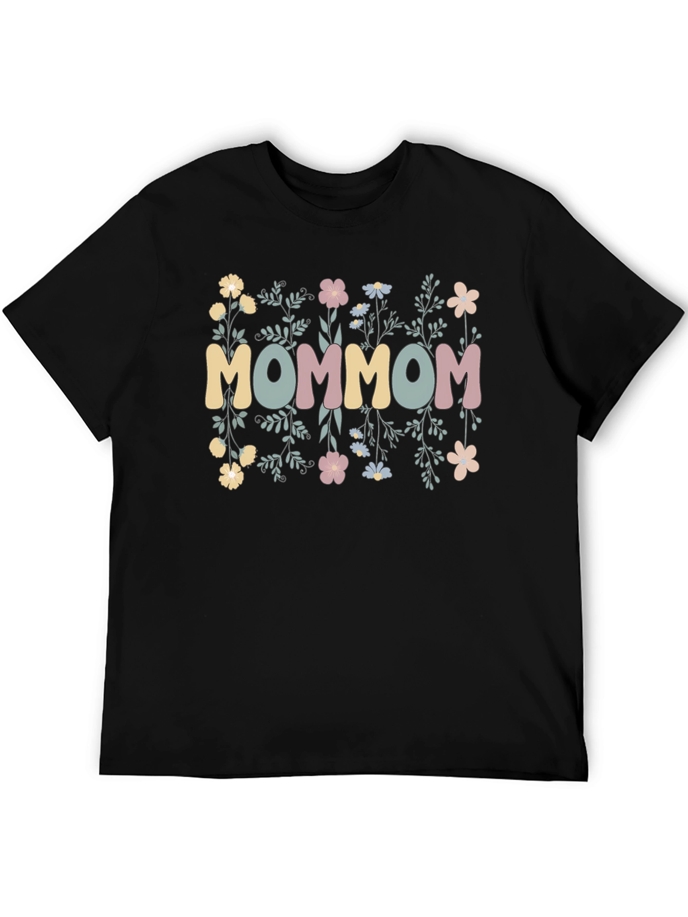 Floral MOMMOM Graphic Tee