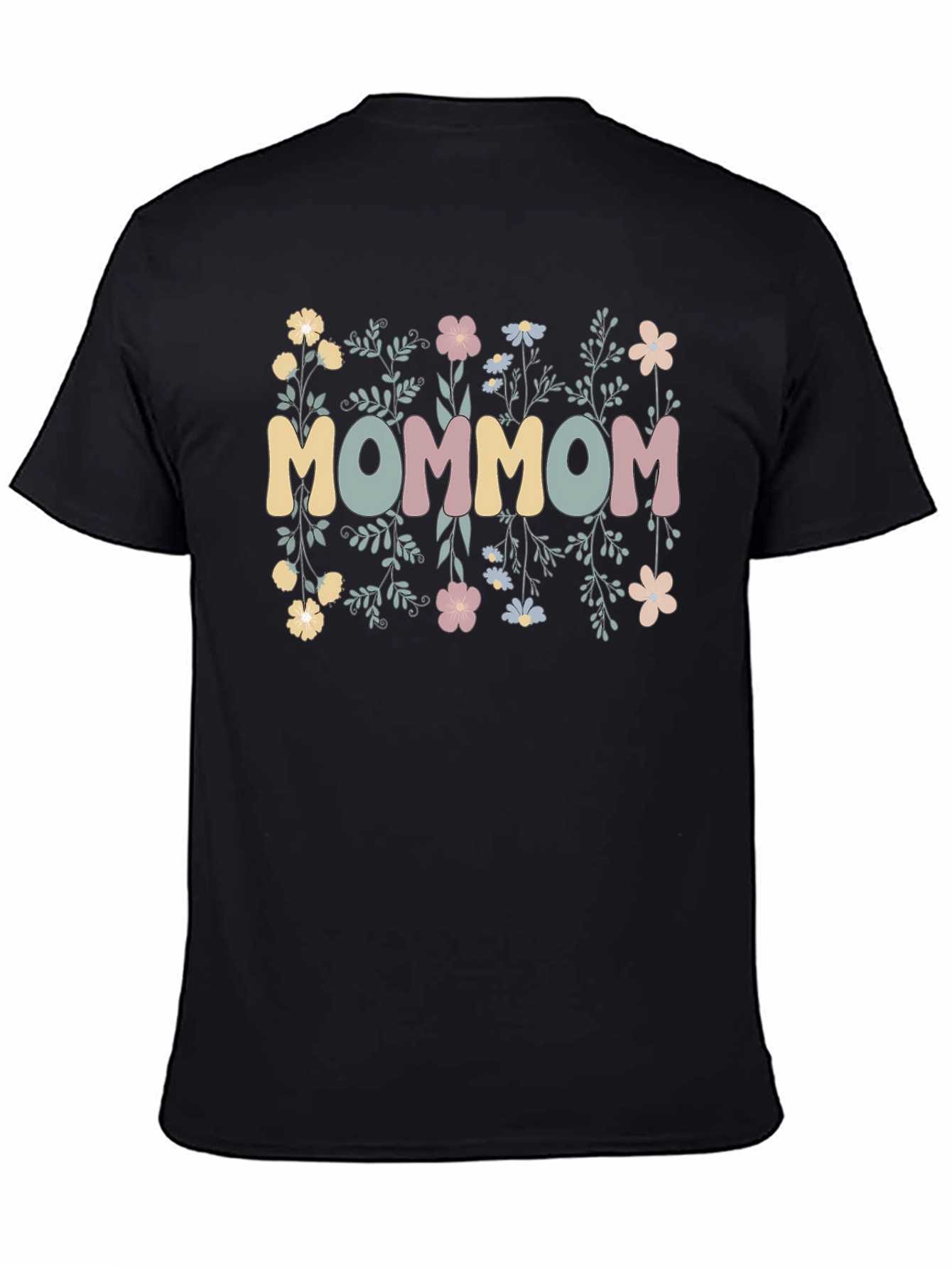 Floral MOMMOM Graphic Tee