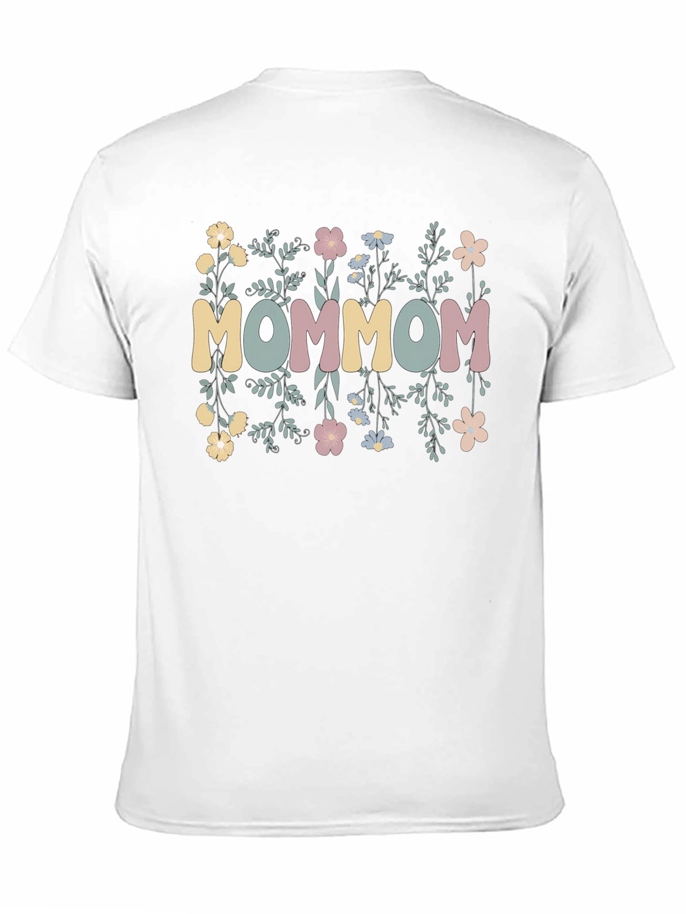 Floral MOMMOM Graphic Tee