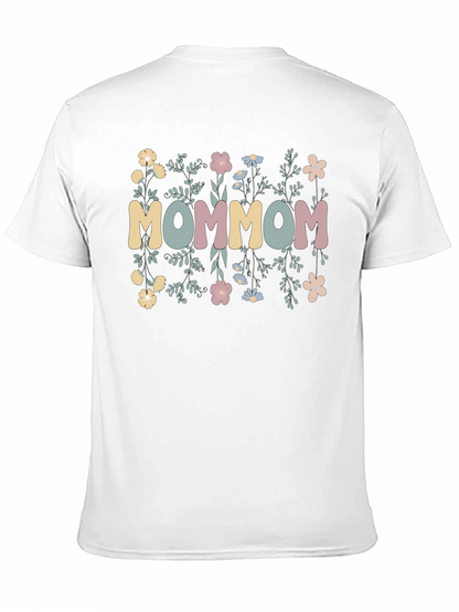 Floral MOMMOM Graphic Tee