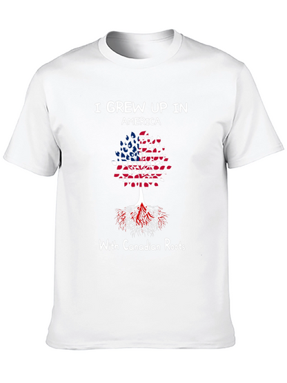 Grew Up In America With Canadian Roots T-Shirt