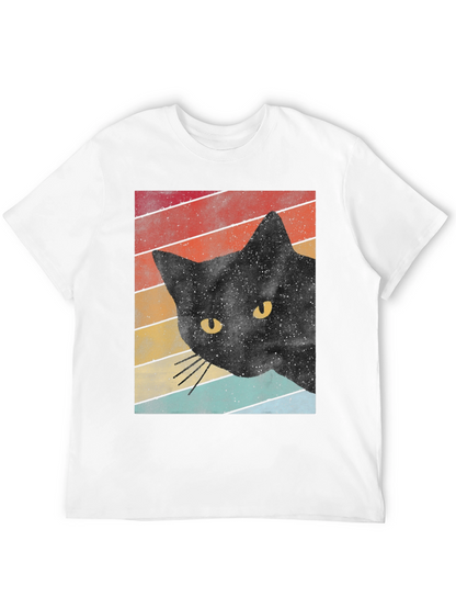 Retro Black Cat T-Shirt