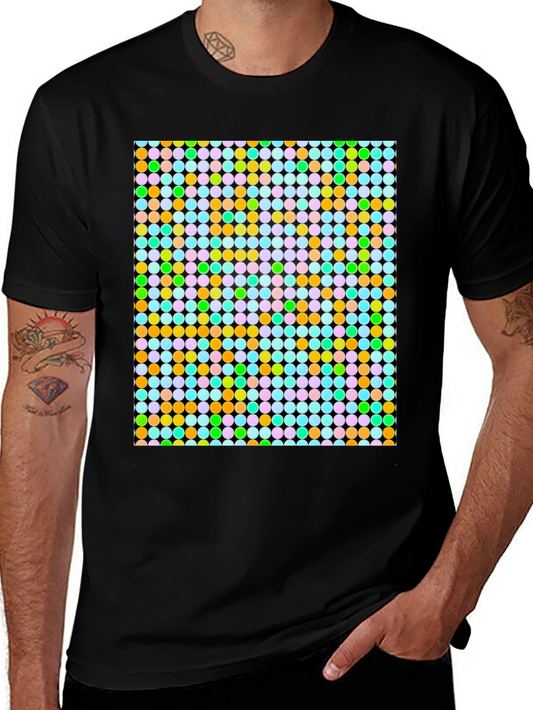 Colorful Polka Dot Pattern T-Shirt