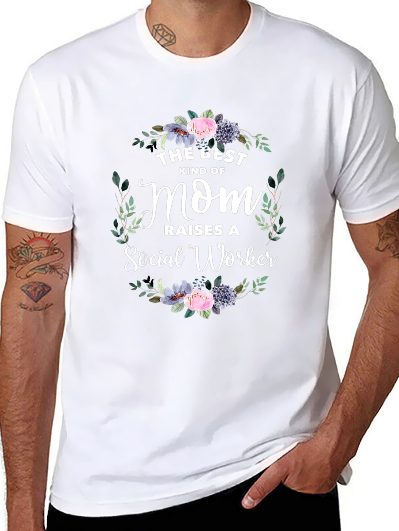 Best Mom Raises Social Worker T-Shirt